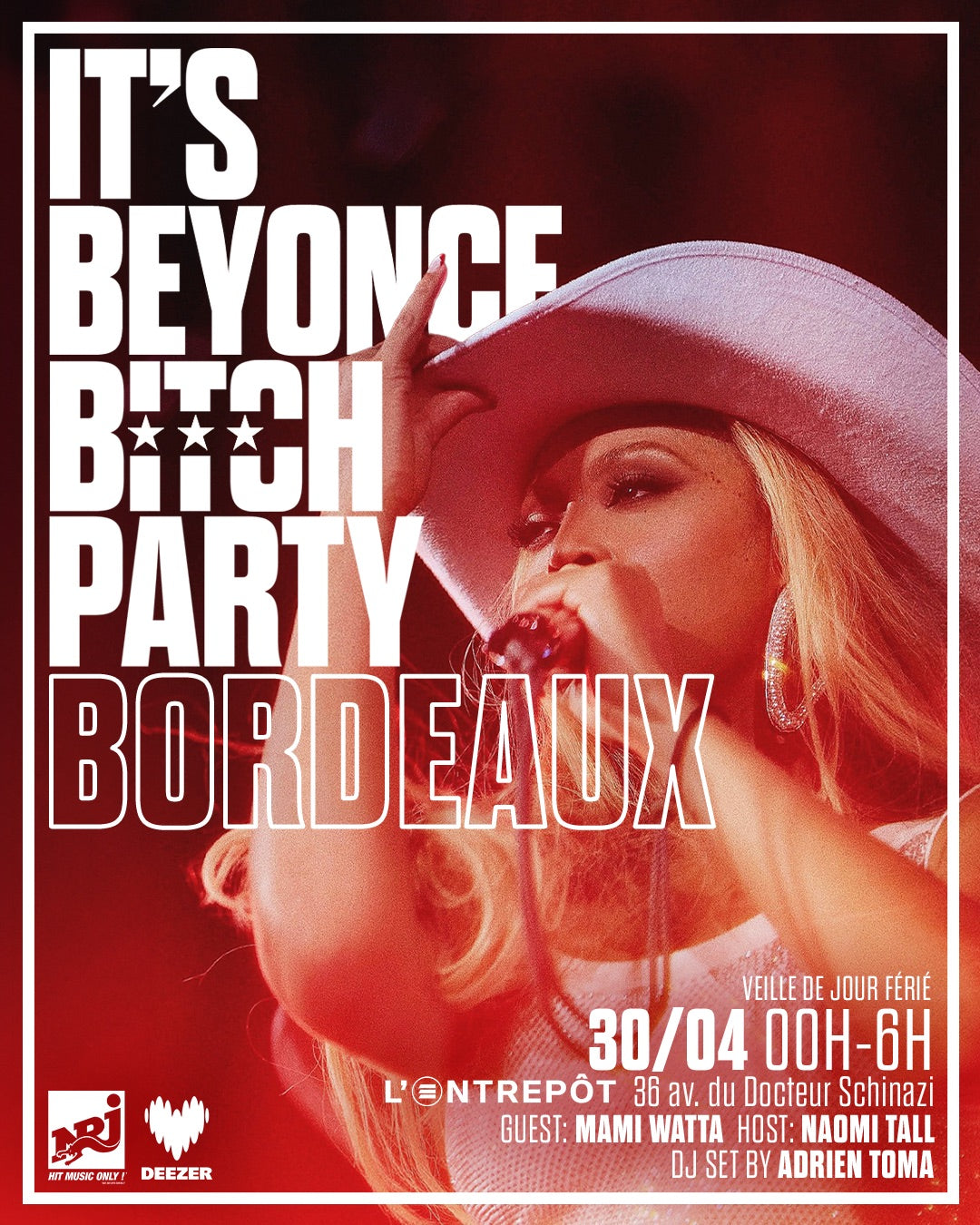It's Beyoncé Bitch Party Bordeaux avec Mami Watta