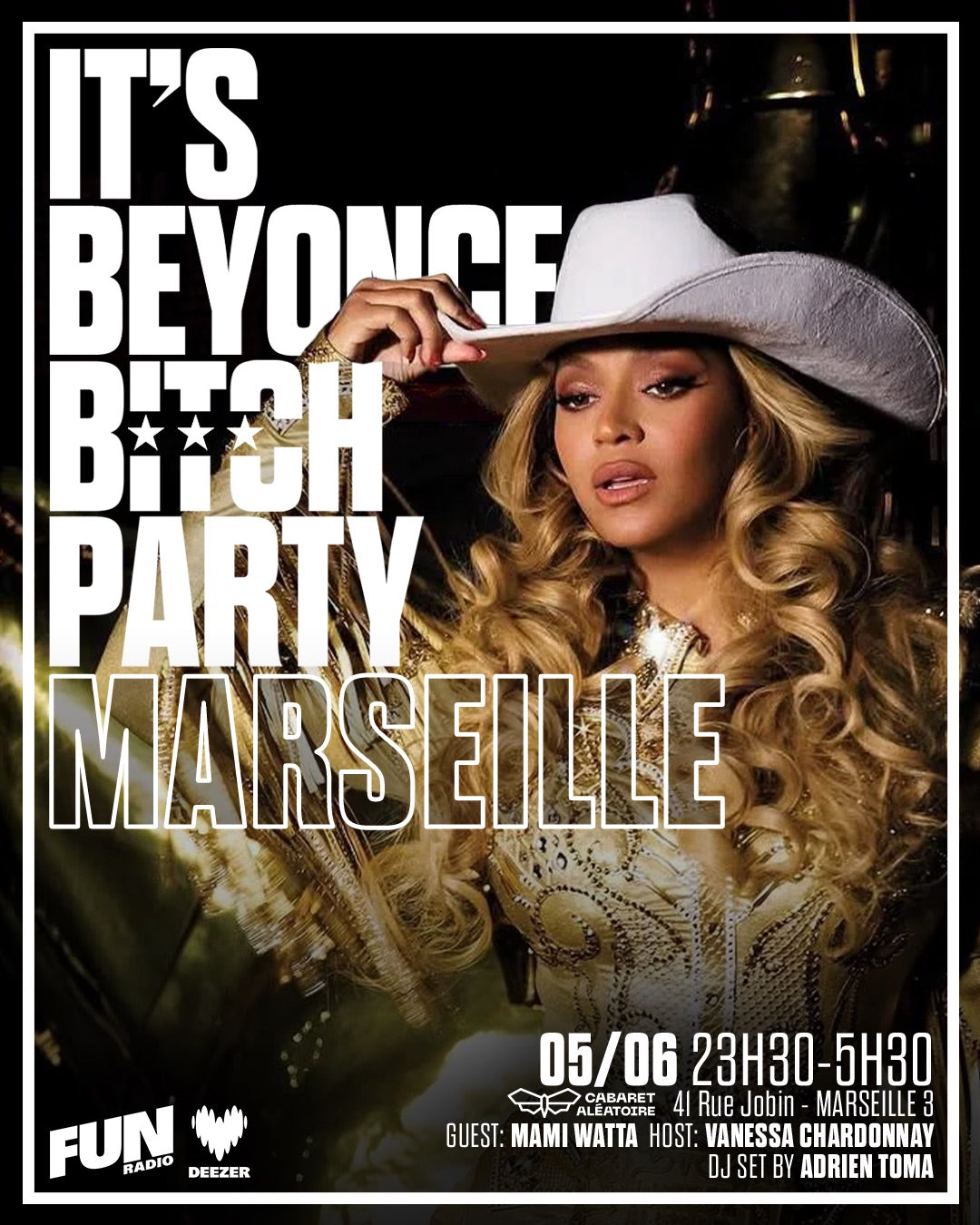 It's Beyoncé Bitch Party Marseille avec Mami Watta